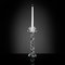 Large Lotus Stem Candleholder in Crystal Transparent from VGnewtrend 1