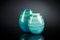 Oval Vase Under the Big Sea in Turquoise Glass from VGnewtrend 7