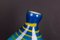 Bottiglia in vetro turchese di VGnewtrend, Immagine 3