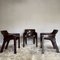 Gaudi Armchairs and Demetrio Coffee Table Set by Vico Magistretti for Artemide, 1974, Set of 4, Image 19