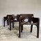 Gaudi Armchairs and Demetrio Coffee Table Set by Vico Magistretti for Artemide, 1974, Set of 4 10