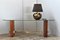 Large Italian Crystal, Rosewood, and Brass Console Table, 1960s, Image 3