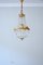Vintage Empire Style Italian Crystal Chandelier, 1950s, Image 1