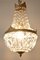 Italienischer Vintage Kristallglas Kronleuchter im Empirestil, 1950er 4