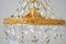 Vintage Empire Style Italian Crystal Chandelier, 1950s, Image 7