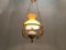 Lampe à Suspension Vintage en Bronze Opalin, 1950s 5