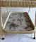 Vintage German Vinyl Covered Bamboo 2-Tier Tray, 1960s, Image 5