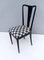 Italian Patterned Ebonized Walnut Dining Chairs by Guglielmo Ulrich, 1950s, Set of 6, Image 11