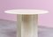 Postmodern Architectural Round Travertine Dining Table, 1970s 9