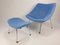 Vintage Oyster Chair and Ottoman Set by Pierre Paulin for Artifort, 1980s 1