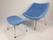 Vintage Oyster Chair and Ottoman Set by Pierre Paulin for Artifort, 1980s, Image 1