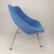 Vintage Oyster Chair and Ottoman Set by Pierre Paulin for Artifort, 1980s 7