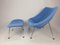 Vintage Oyster Chair and Ottoman Set by Pierre Paulin for Artifort, 1980s, Image 2