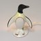 Art Deco Crackled Ceramic Penguin-Shaped Table Lamp, 1940s 8