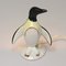 Art Deco Crackled Ceramic Penguin-Shaped Table Lamp, 1940s, Image 8