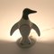 Lampada da tavolo a forma di pinguino Art Deco in ceramica, anni '40, Immagine 7