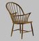 Sedia CH 18A con schienale alto completamente restaurata in quercia di Frits Henningsen per Carl Hansen & Son, Danimarca, anni '60, Immagine 4