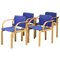Stackable Beech Dining Chairs by Friis & Moltke for Fritz Hansen, 1980s, Set of 4 1