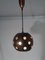 Dutch Copper and Glass Ceiling Lamp by Nanny Still for Raak, 1960s 7