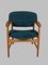 Oak Armchairs by Ejnar Larsen & Aksel Bender for Fritz Hansen, 1960s, Set of 8, Image 2