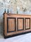 Vintage Bank Counter in Walnut, 1920s, Immagine 28