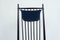 Rocking Chair en Velours Blu Laguna par Hans J. Wegner, Danemark, 1950s 7