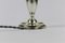 Small Directoire Style Candleholder in Silvered Metal, 1900s 6