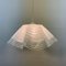 Lampada a sospensione Mid-Century minimalista in vetro piegato, anni '80, Immagine 7