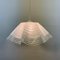 Mid-Century Minimalist Folded Glass Hanging Lamp, 1980s 7