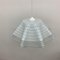 Mid-Century Minimalist Folded Glass Hanging Lamp, 1980s 2