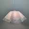 Mid-Century Minimalist Folded Glass Hanging Lamp, 1980s 1