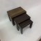 Wenge Wood Nesting Tables, 1970s, Set of 3 3