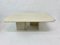 Table Basse Mid-Century en Travertine, 1970s 8