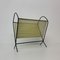 Vintage Magazine Rack in Perforated Metal, 1950s 4