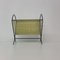 Vintage Magazine Rack in Perforated Metal, 1950s 1