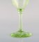 Wine Glasses and Carafe in Art Glass by Emile Gallé, Set of 7, Image 4