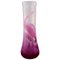 Swedish Vase in Art Glass with Pink Flamingo by Paul Hoff for Kosta Boda, Image 1