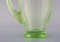 Jug in Mouth-Blown Light Green Art Glass by Emile Gallé, Image 3