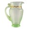 Jug in Mouth-Blown Light Green Art Glass by Emile Gallé 1