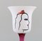 Hand-Painted Wine Glass in Art Glass by Ulrica Hydman Vallien for Kosta Boda, Sweden, 1980s 2