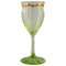 Wine Glass in Mouth-Blown Light Green Glass by Emile Gallé, Image 1