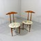 Bed or Dressing-Room Side Chairs & Valets in One, 1950s, Set of 2, Image 26