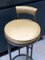 Powder-Coated Steel & Leather Diana Barstool with Backrest by Casa Botelho, Imagen 6