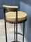 Powder-Coated Steel & Leather Diana Barstool with Backrest by Casa Botelho, Imagen 8