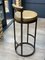 Powder-Coated Steel & Leather Diana Barstool with Backrest by Casa Botelho, Imagen 2