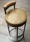 Powder-Coated Steel & Leather Diana Barstool with Backrest by Casa Botelho 5