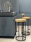 Powder-Coated Steel & Leather Diana Barstool with Backrest by Casa Botelho, Image 3