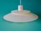 Danish White Pendant Lamp with Cups from Jeka Metaltryk, 1970s, Image 6