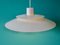 Danish White Pendant Lamp with Cups from Jeka Metaltryk, 1970s, Immagine 6