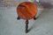 Rustic Wooden Tripod Table, 1950s 5